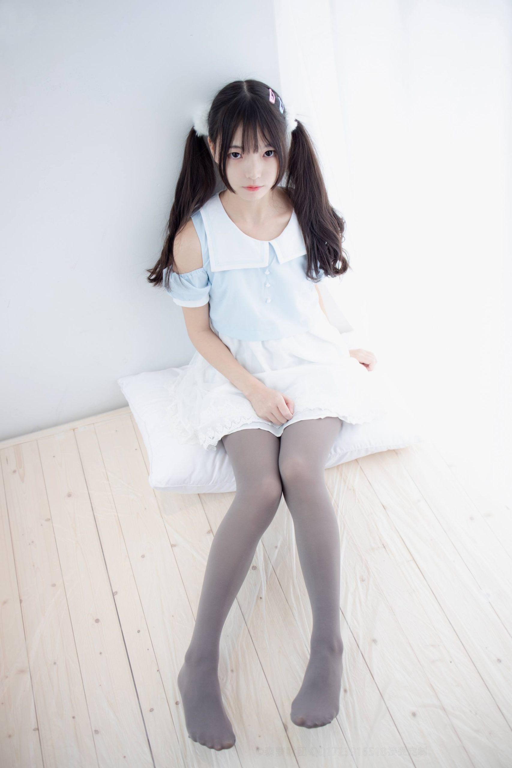 图片[2]-超级甜美的灰丝小姑娘【86P】20005-萌素素