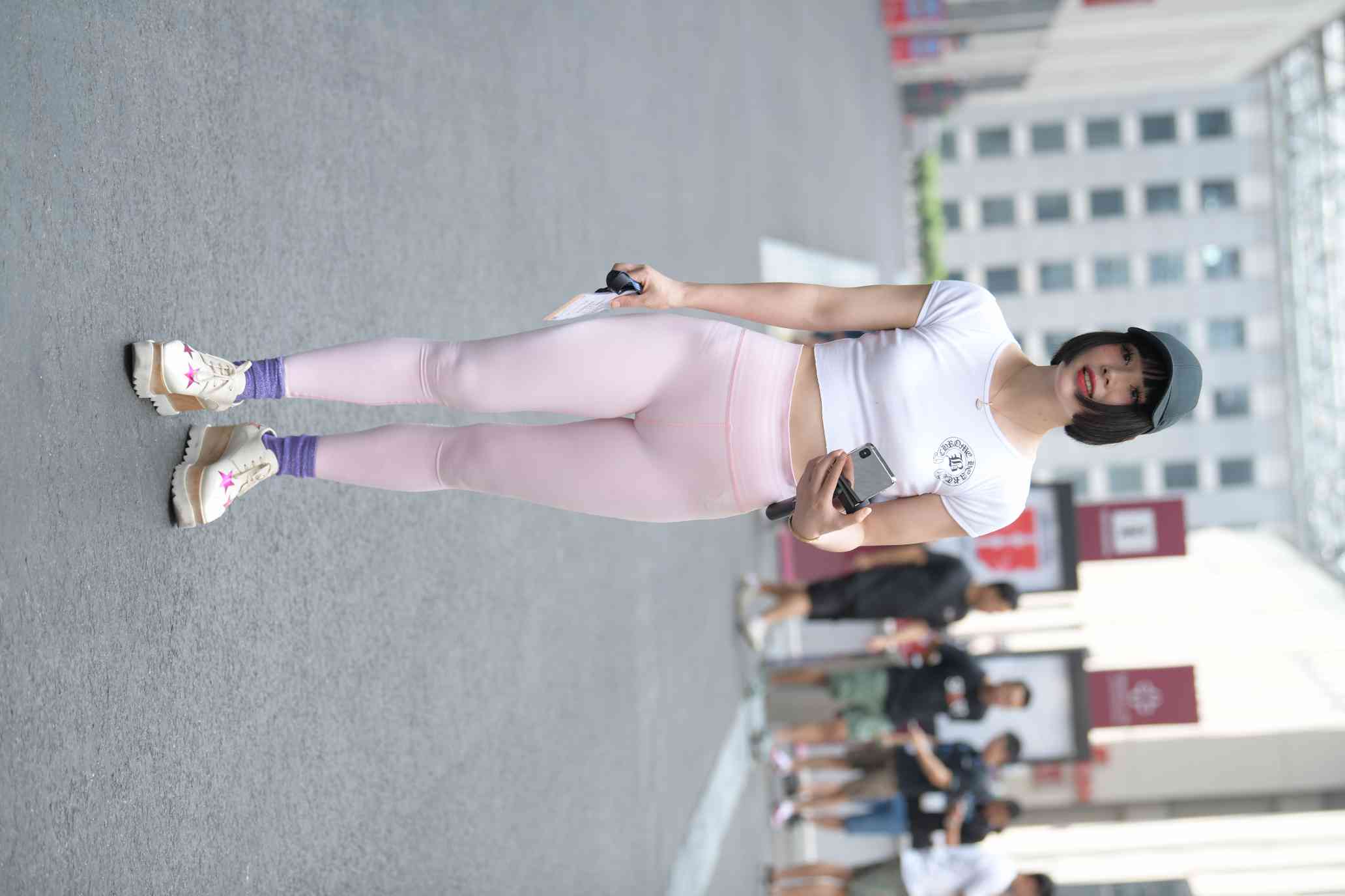 图片[2]-短发鸭舌帽时尚女生【102P】04022-萌素素