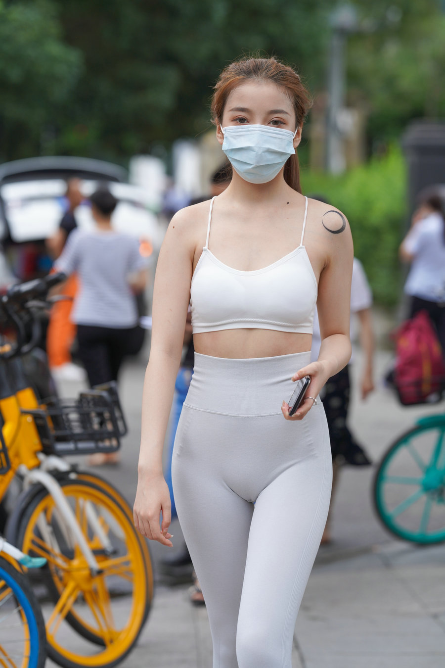 图片[2]-灰色瑜伽裤女孩 J1323 723P4V-17.9GB-萌素素