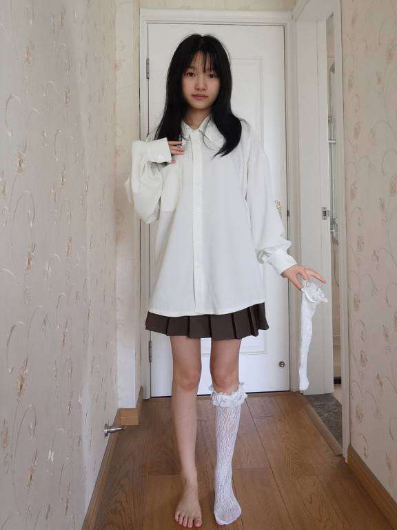 百褶裙可爱又大方的小姑娘【122P】20002-萌素素