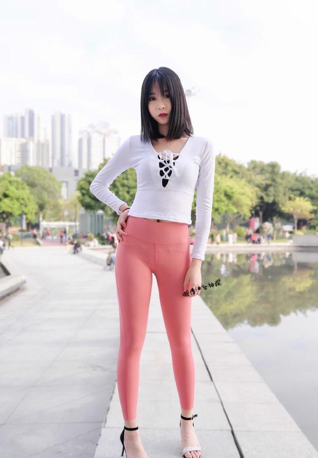 图片[2]-粉色瑜伽裤年轻女孩 J1311 417P17V-14.9GB-萌素素