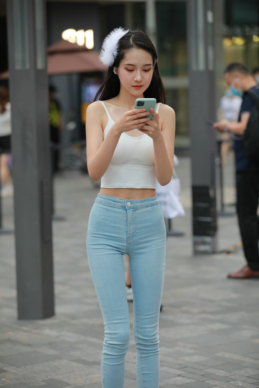 图片[3]-非常漂亮的牛仔裤女孩 J2144 98P1V-1.92GB-萌素素