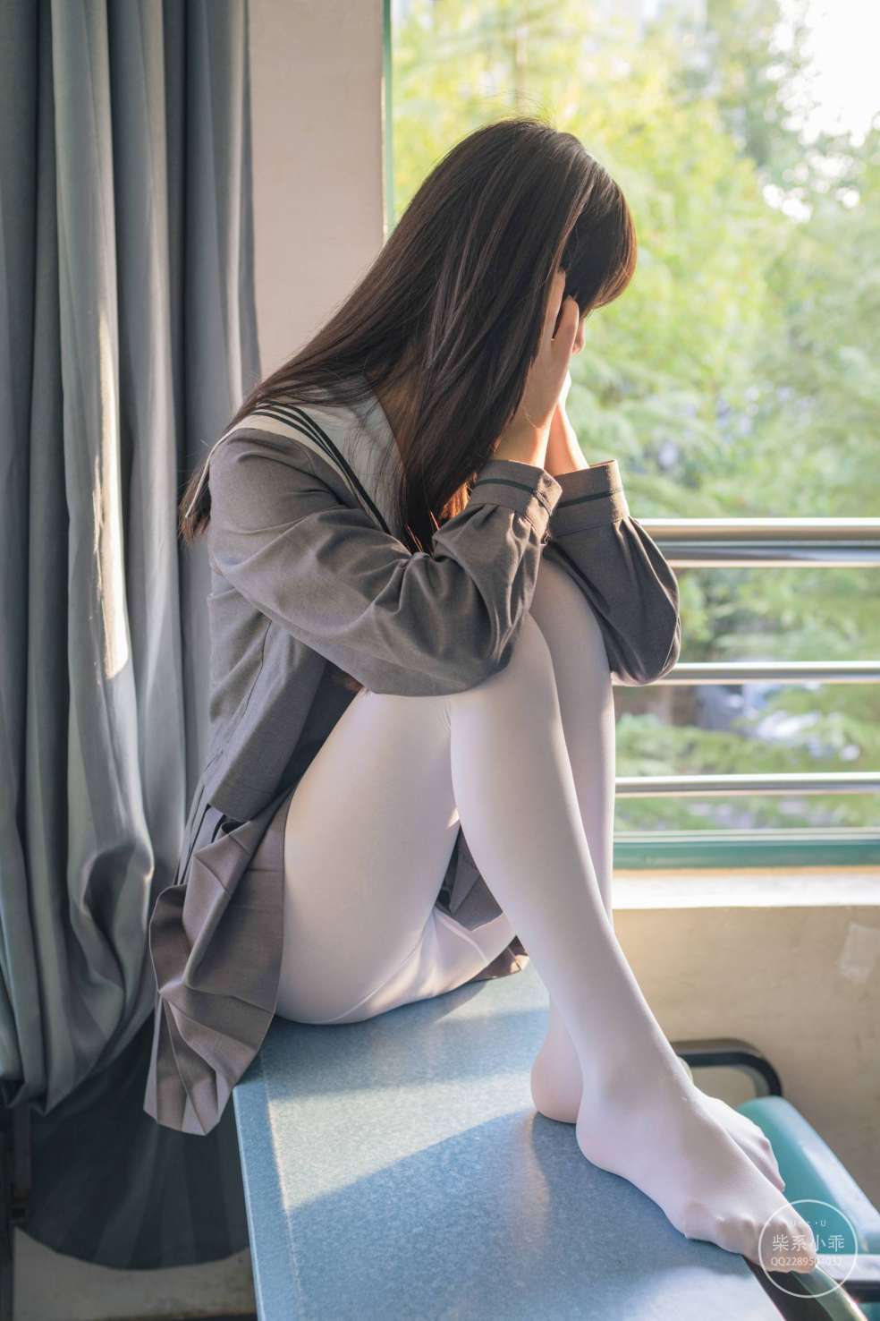 图片[4]-白丝清纯少女真的太可爱了【60P】20001-萌素素