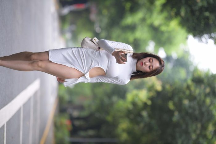 非常精致的侧边裙姑娘，忒好看了！【299P】00017-萌素素