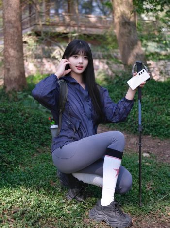 图片[6]-爱爬山的瑜伽裤MM，太甜美了！~-萌素素