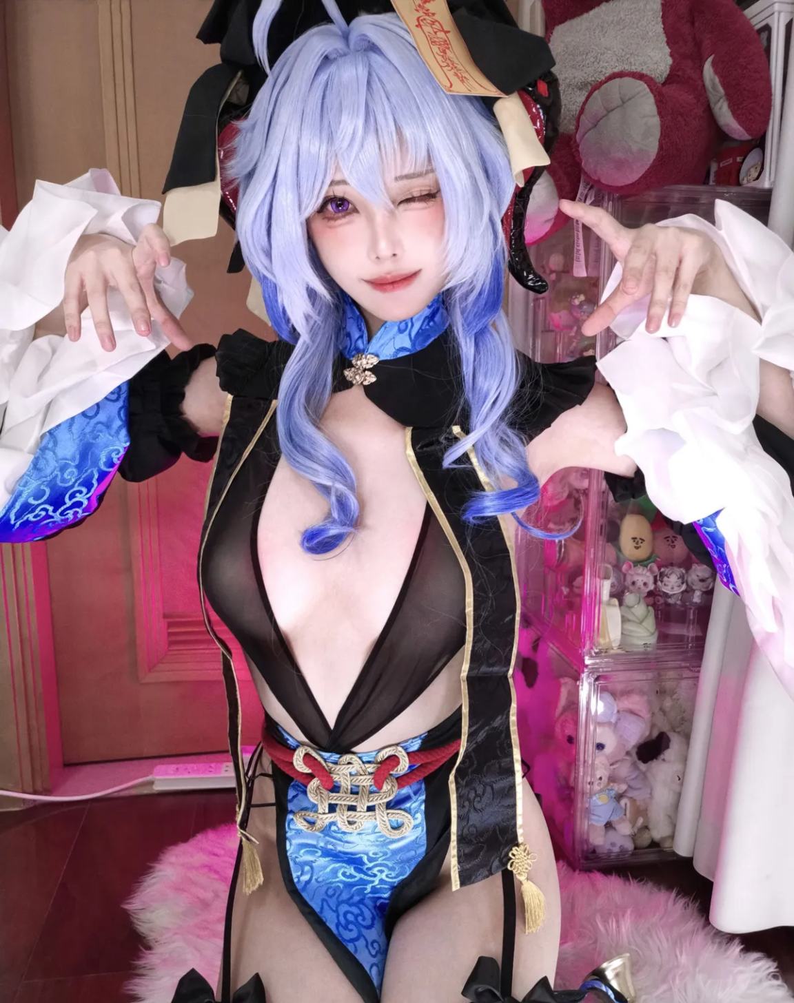 图片[2]-Coser.057 蜜汁猫裘 [更新至 117 期]-萌素素